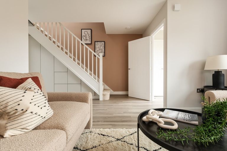 Property 2 of 12. A Bright Hallway With Under Stair Storage