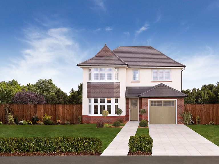 Property 1 of 8. External CGI In Render Of The Oxford, A 4 Bedroom House