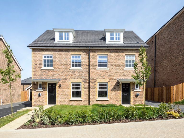 Property 1 of 6. The Mill 4 Bedroom Semi Detached Home At The Mill In Maidstone Brick Elevation