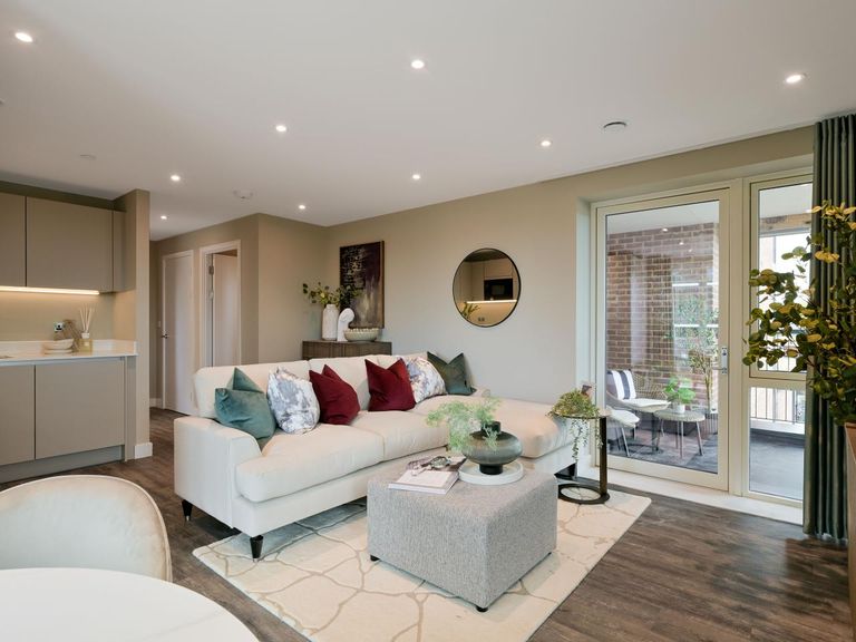 Property 2 of 12. Canalside Quarter, Show Home Apartment, Living Room