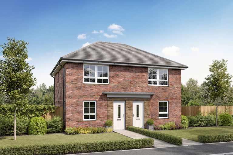 Property 1 of 10. Exterior CGI View Of Our 2 Bed Kenley Home