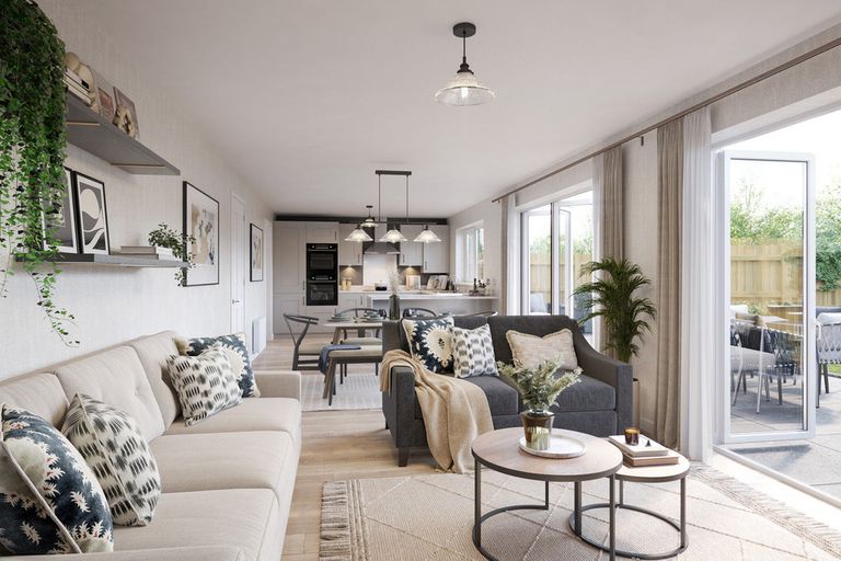 Property 2 of 9. 07 - Cowley - Kitchen-Dining-Family Room_Development_Hero_1280x853