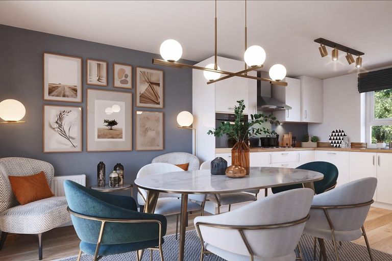 Property 3 of 8. Lutterworth House Type Kitchen And Dining Area