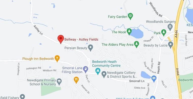 Property 3 of 6. Zoomed In Location Plan Astley Fields.Jpg
