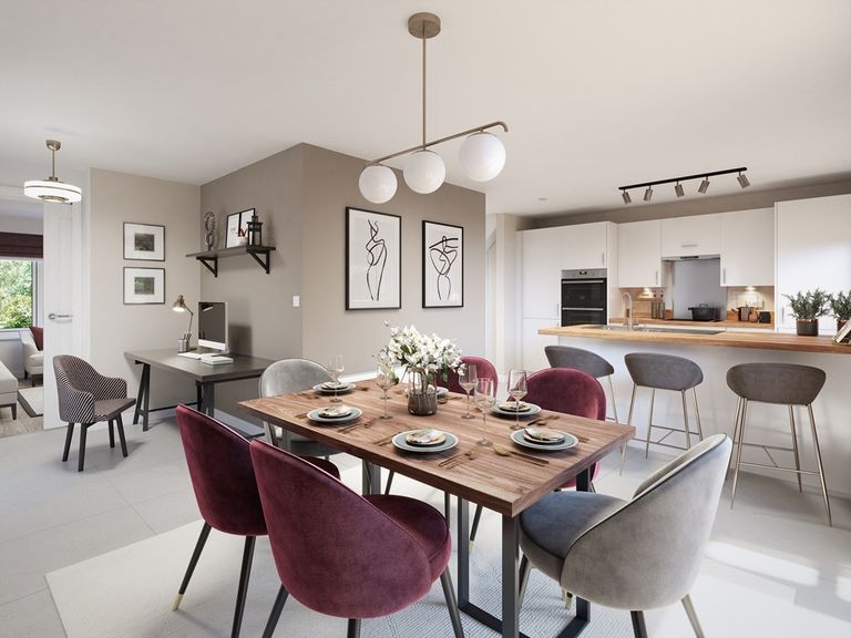 Property 1 of 11. An Open-Plan Living, Dining &amp; Study Area