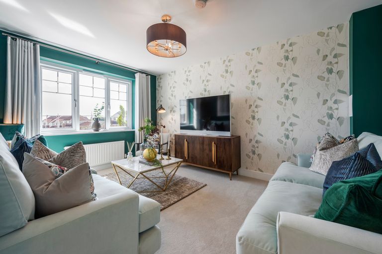 Property 2 of 12. Indicative Living Room, Contemporary Modern Decoration