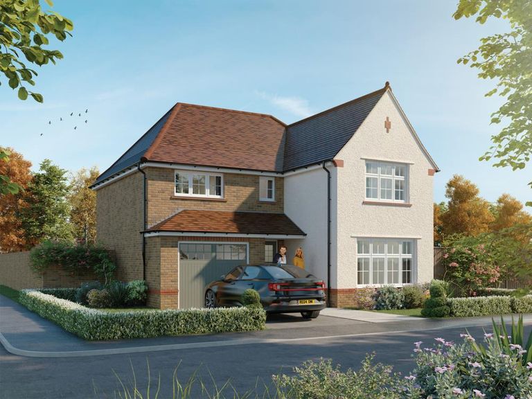 Property 1 of 8. External CGI In Render Of The Marlow, A 4 Bedroom House