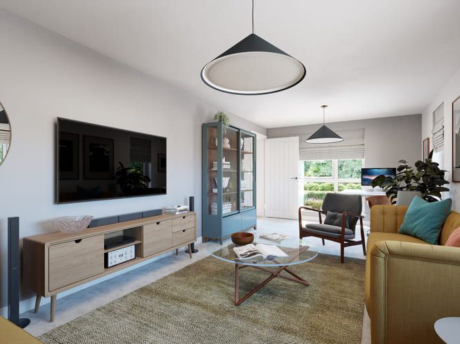Property 2 of 12. Spacious Living With Enough Space For A Study Area