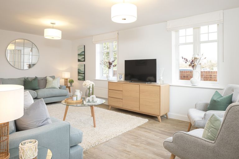 Property 3 of 8. Living Room In A 3 Bed Hollinwood