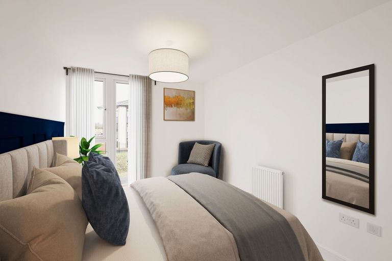 Property 3 of 7. The Main Bedroom Is Perfect For Unwinding In The Evening