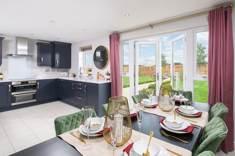 Property 3 of 10. Inside View 4 Bedroom Kinglsey Kitchen With Dining Space