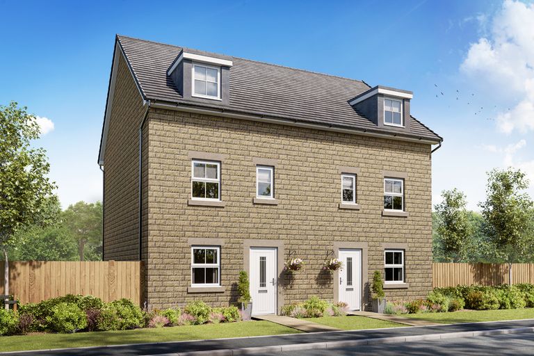 Property 1 of 9. Woodcote cgi White Door