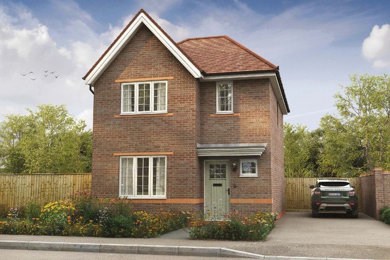 Property 1 of 11. Exterior Huxley Three Bedroom New Build