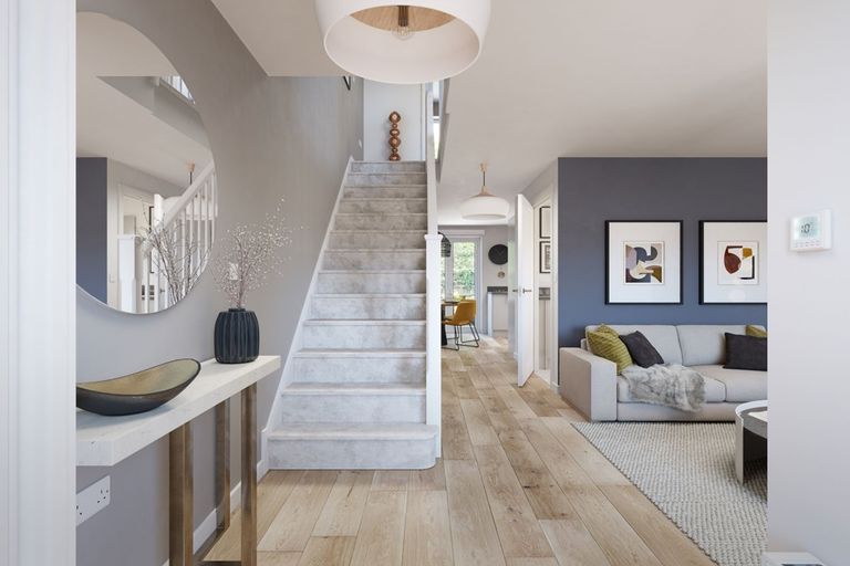 Property 2 of 9. An Open Plan Living Area With Space For Storage