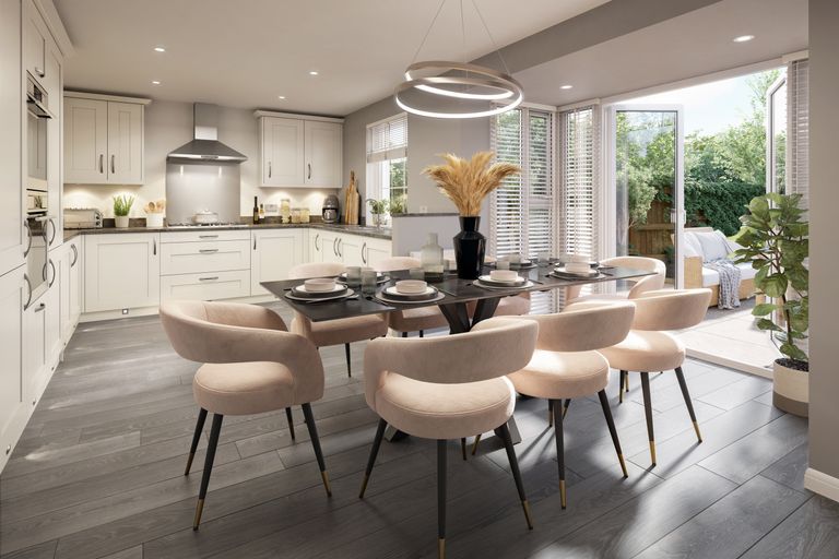 Property 1 of 9. Kitchen And Dining Room In The 4 Bedroom Culver