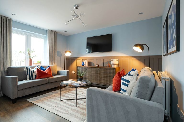 Property 1 of 12. There's Plenty Of Space For Two 3-Seater Sofas In The Living Room