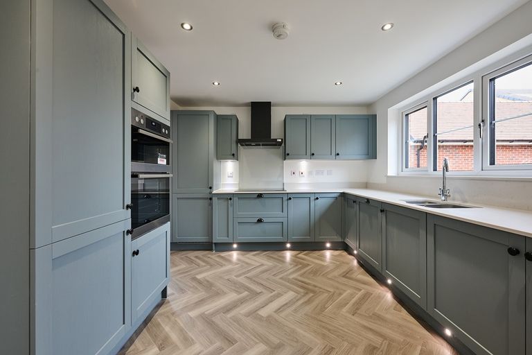 Property 1 of 12. With Herringbone Flooring And Integrated Appliances