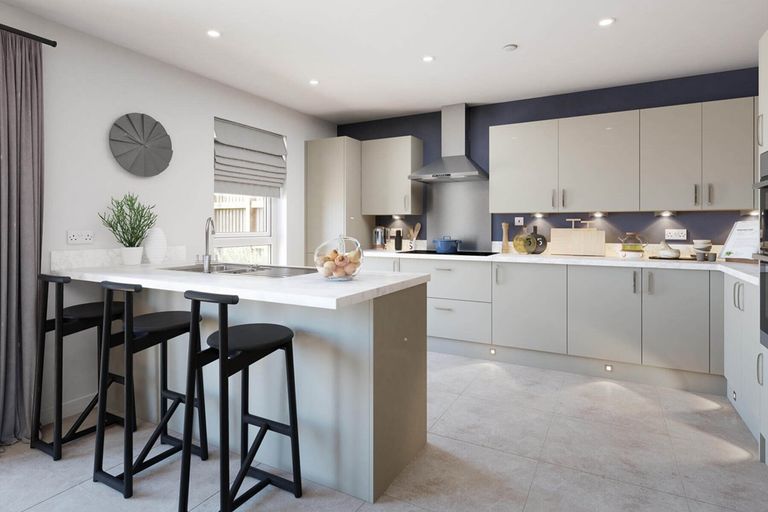 Property 1 of 12. A Brand New, Modern Kitchen Is Ready To Go From The Day You Move In