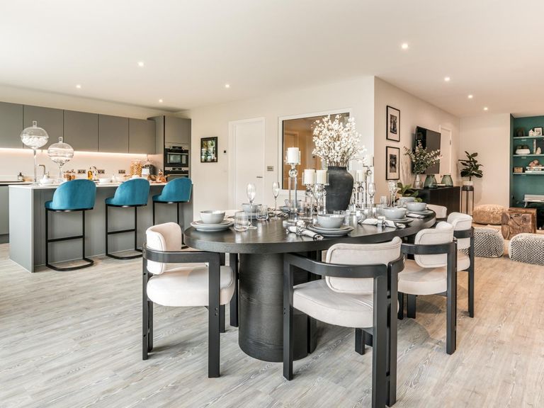 Property 2 of 7. Plot 94 Show Home Rear Kitchen/Dining/Living