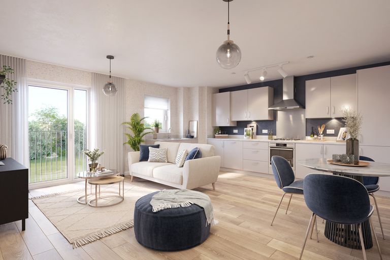 Property 1 of 7. Ds12902 - 01 Plot 175 - Kitchen Sitting Dining Area