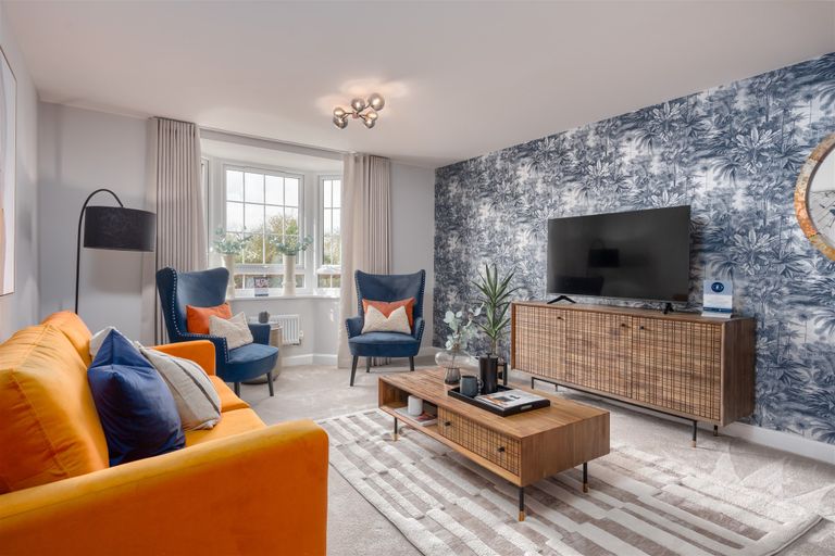 Property 3 of 10. Internal View Of The Skylark Lounge. 4 Bed Home.