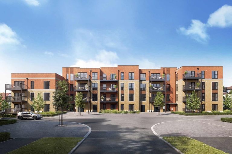 Property 1 of 9. A CGI Representing The Apartment Block At Stortford Fields