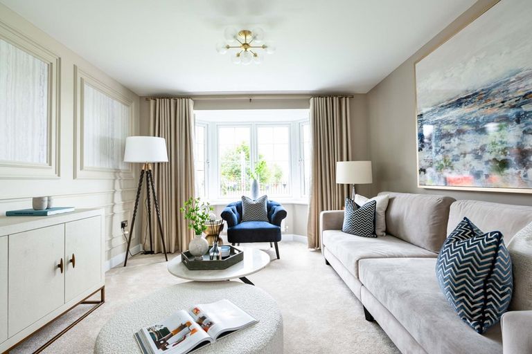 Property 1 of 13. The Stylish Lounge To The Front Of The Home