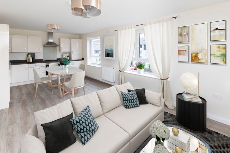 Property 2 of 9. Riverside Quarter Apartment Living Area