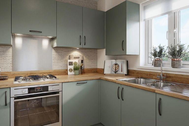 Property 1 of 9. Plenty Of Space For Cooking And Storage With The 3 Sided Kitchen