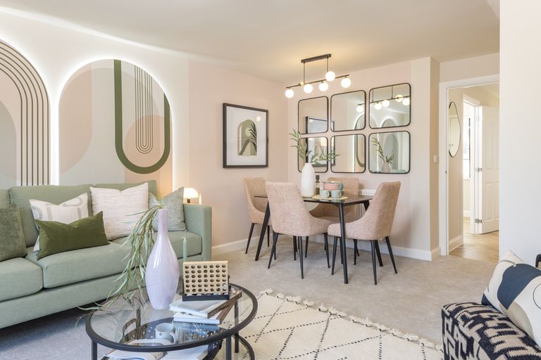 Property 3 of 9. Living And Dining Room In The 3 Bedroom Norbury