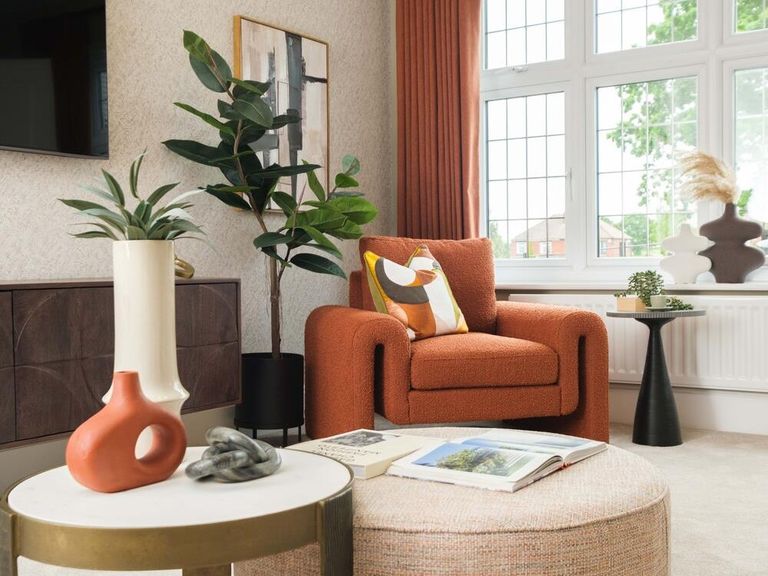 Property 3 of 9. Living Room Of The Warwick, A 3 Bedroom House