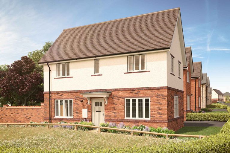 Property 1 of 9. Exterior Lyford 3 Bedroom New Build