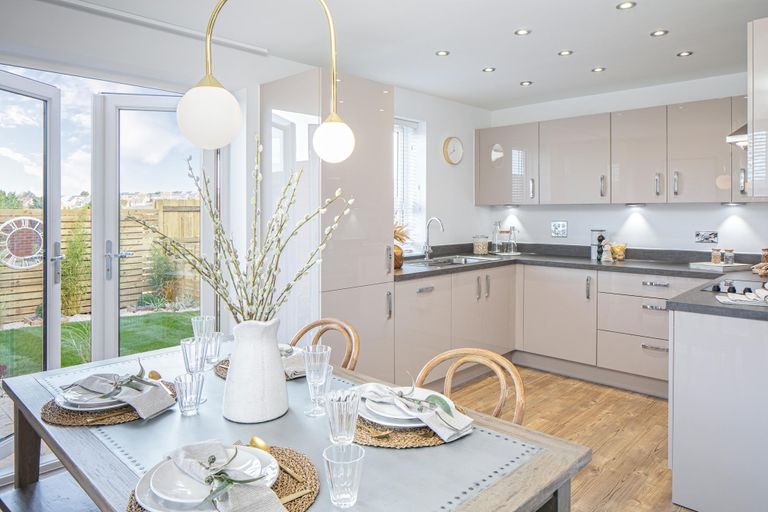 Property 2 of 7. Open Plan Kitchen In The Moresby 3 Bedroom Home