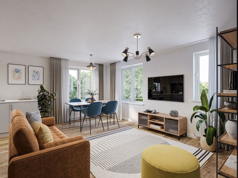 Property 2 of 9. An Open-Plan Lounge/Dining Space Is Perfect For Socialising With Friends
