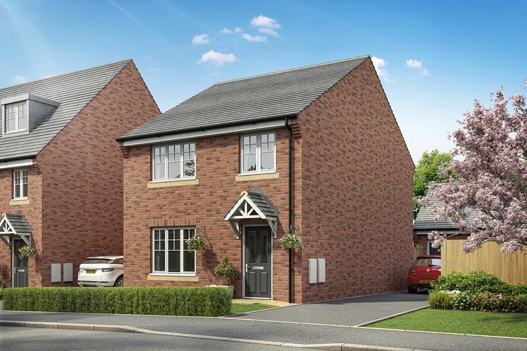 Property 1 of 8. The Four Bedroom Detached Huxford Home