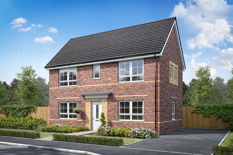 Property 1 of 10. Exterior CGI View Of Our 3 Bed Ennerdale Home
