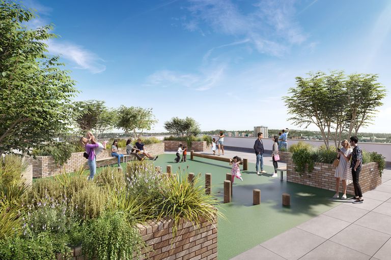 Property 1 of 9. View 8 - Roof Terrace Block Abc