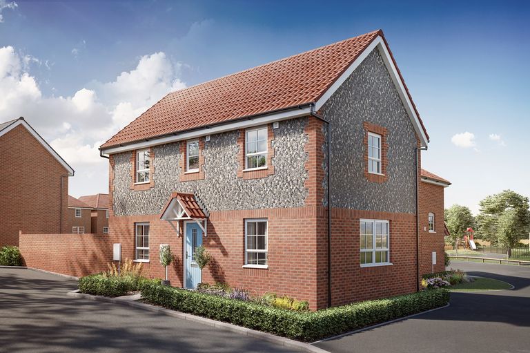Property 1 of 8. CGI - External Front View Of The Martham
