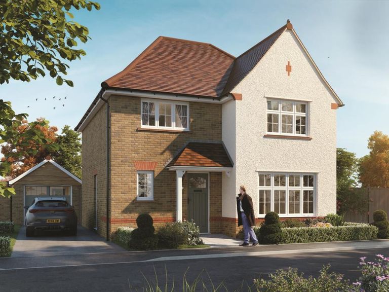 Property 1 of 10. External CGI With Render Finish Of The Cambridge, A 4 Bedroom House
