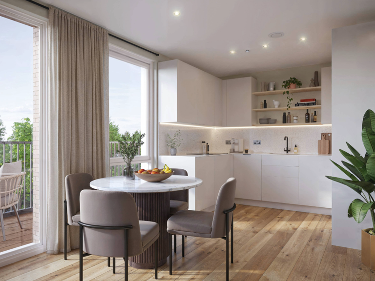 Property 3 of 5. Twickenham Green - Apartment Kitchen