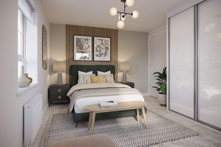 Property 3 of 4. Internal Shot Of The Main Bedroom In The Hunston