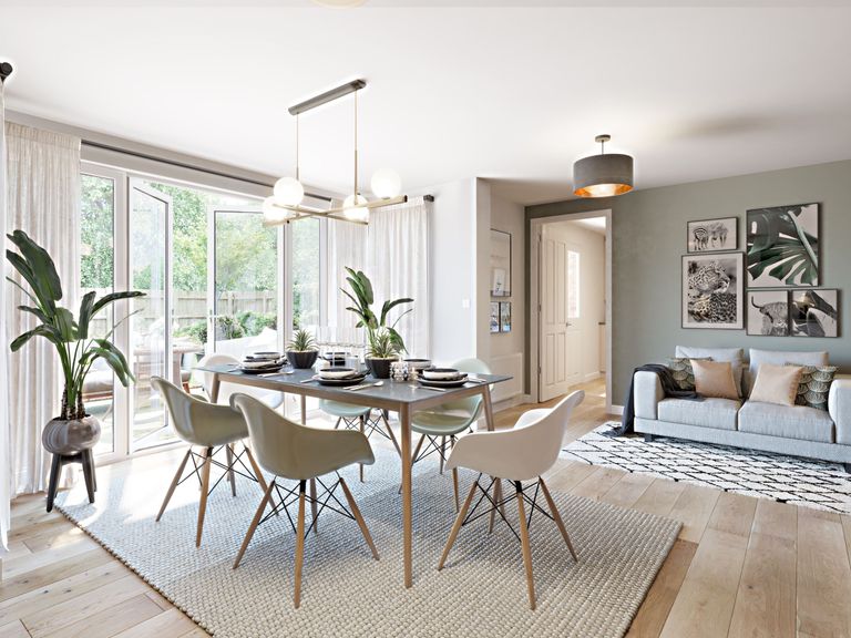 Property 3 of 9. Dining Room In The Exeter, A 4 Bedroom Detached Home