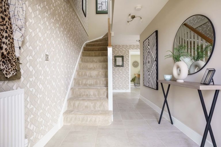 Property 2 of 12. Bright And Spacious Hallway With Under Stair Storage