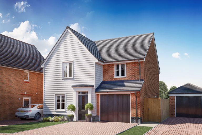 Property 1 of 3. Outside View Of The 3 Bedroom Blyford Plot 71