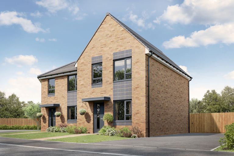 Property 1 of 8. External CGI Image Of The Maidstone 3 Bedroom Home