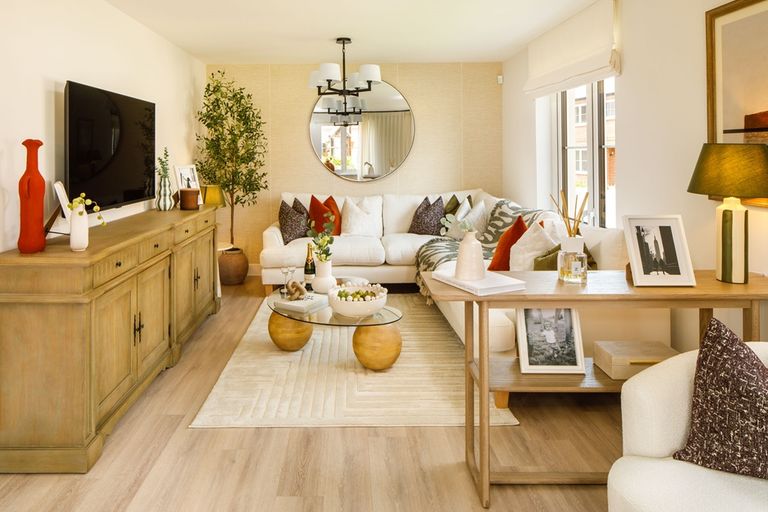Property 1 of 13. The Large Living Room Is Spacious And Features Double Aspect Windows