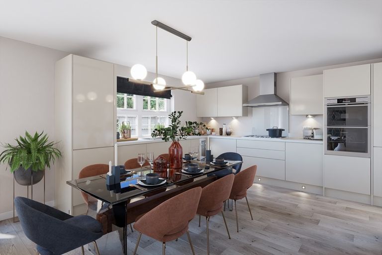 Property 2 of 8. Open Plan Kitchen In The Kirkdale 4 Bedroom Home