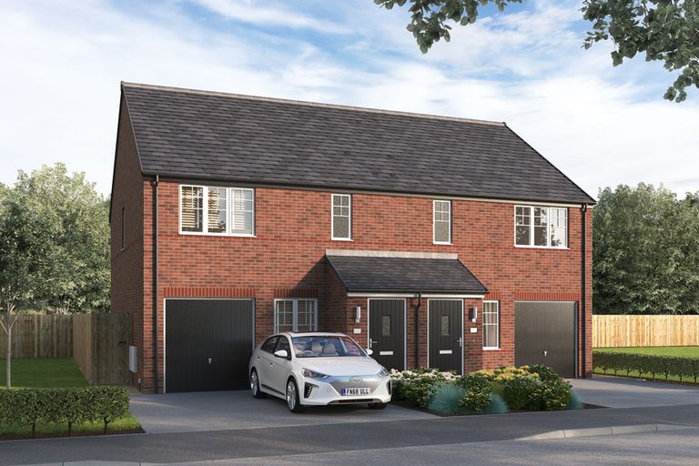 Property 1 of 9. Computer Generated Image, Indicative Exterior, New Build Home