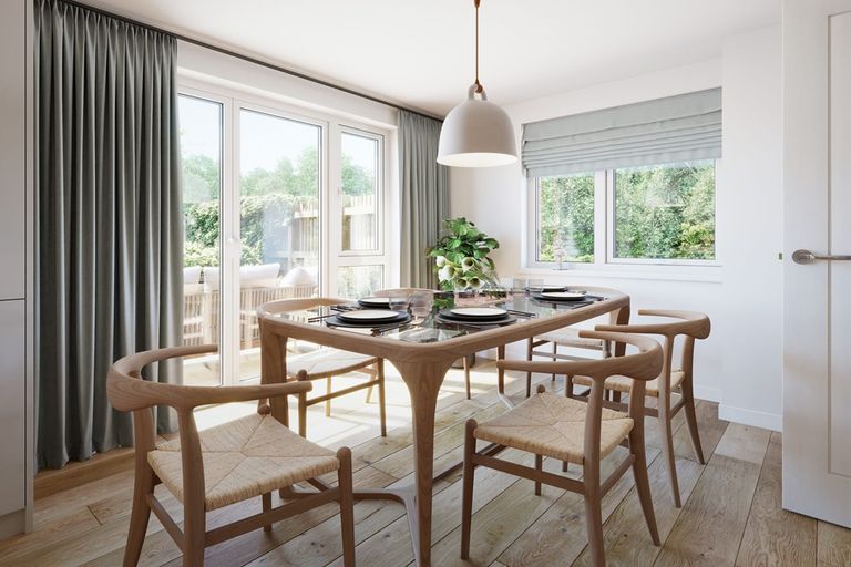 Property 1 of 12. Double Doors Lead Out The The Garden From The Dining Area