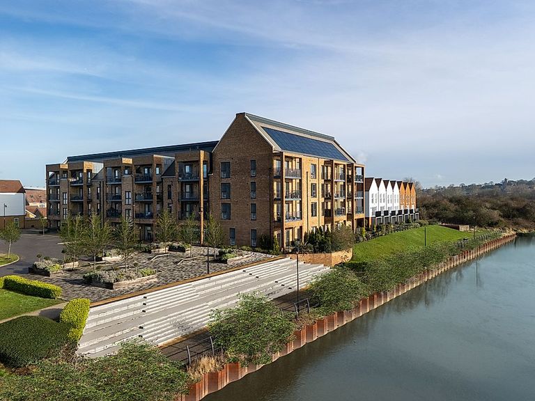 Property 1 of 5. Temple Wharf Apartment Block With Riverviews